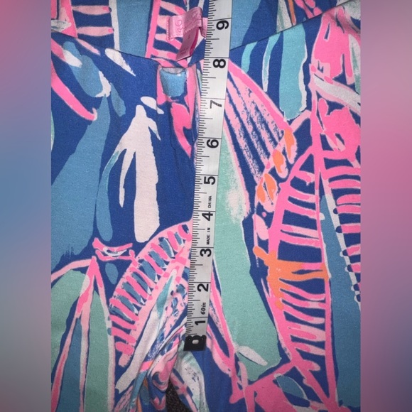 Lilly Pulitzer Georgia May Pull-On Wide-Leg Pant Out to Sea Sailboat Print Small - Picture 9 of 11